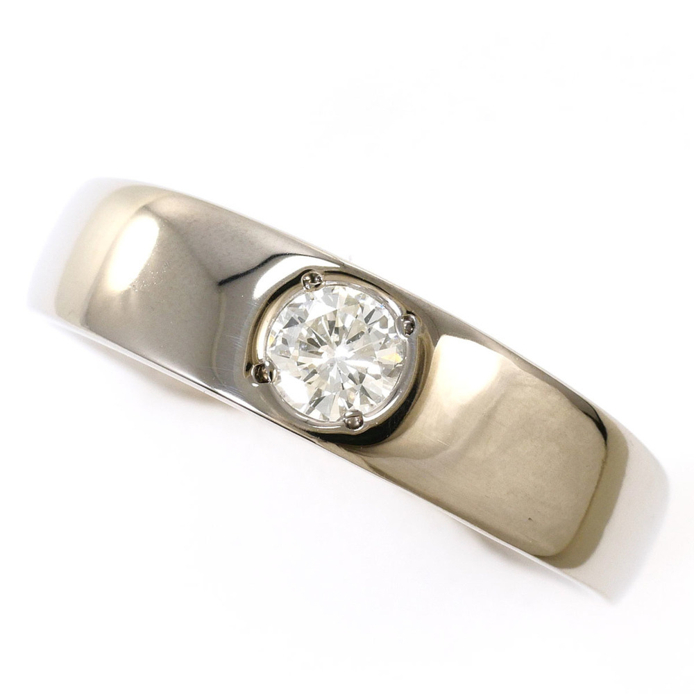 VINTAGE 18k Silver Diamond Ring